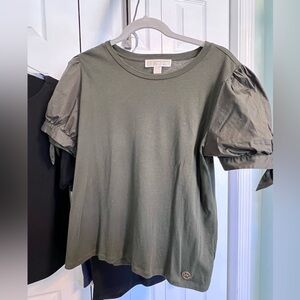 Women’s Michael Kors, olive green blouse